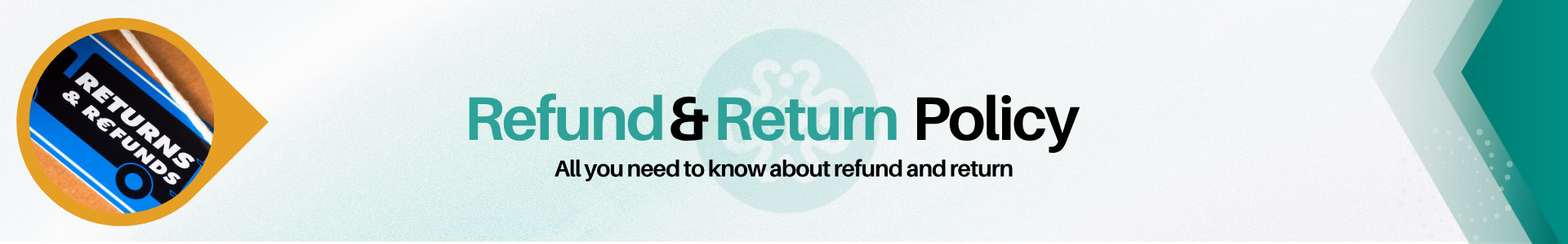 Return Refund Policy Banner